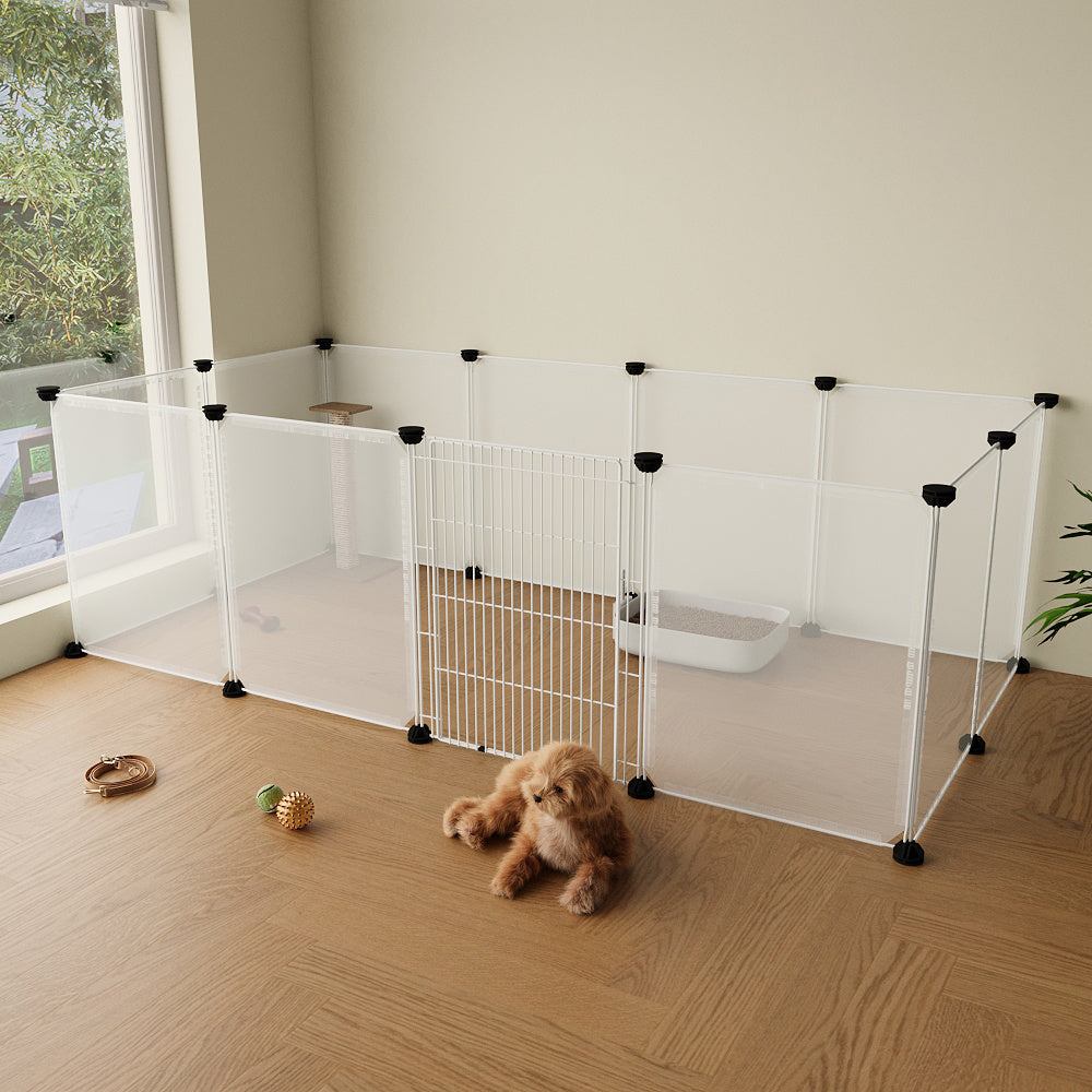 Dog Playpen with Space-Saving, Plastic, 149*70*45cm - product gallery image 10