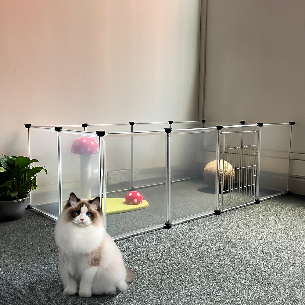 Dog Playpen with Space-Saving, Plastic, 149*70*45cm - product gallery image 2