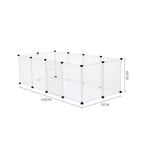 Dog Playpen with Space-Saving, Plastic, 149*70*45cm - product gallery image 3