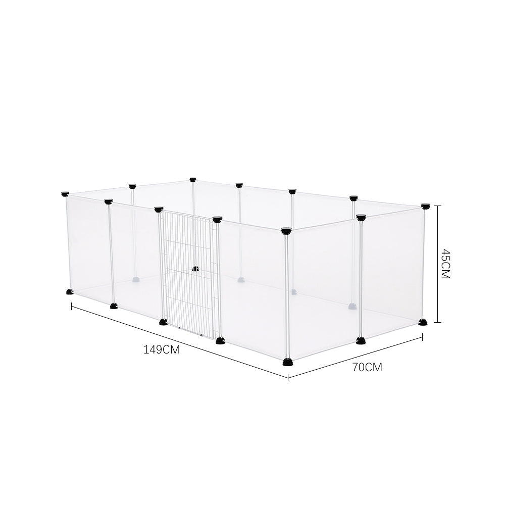 Dog Playpen with Space-Saving, Plastic, 149*70*45cm - product gallery image 3