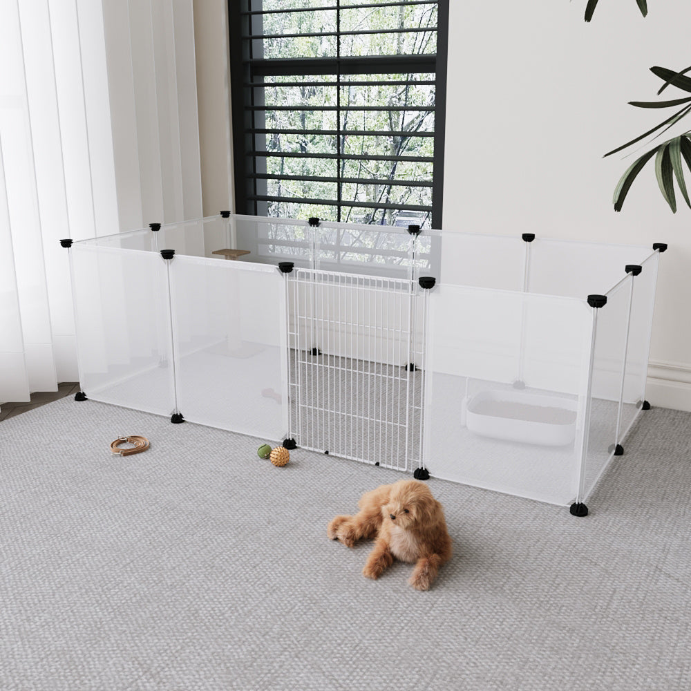 Dog Playpen with Space-Saving, Plastic, 149*70*45cm - product gallery image 8