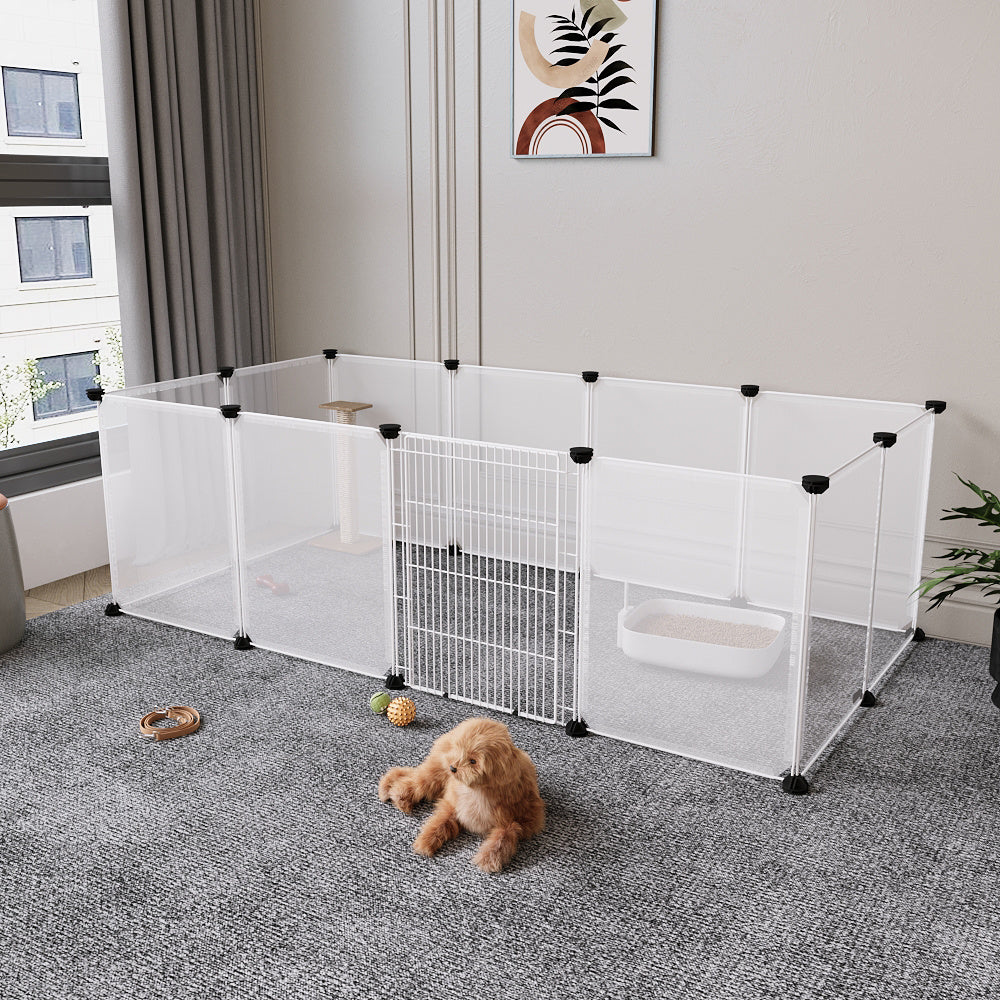 Dog Playpen with Space-Saving, Plastic, 149*70*45cm - product gallery image 9