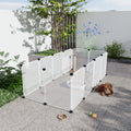 Dog Playpen with Space-Saving, Plastic, 149*70*45cm