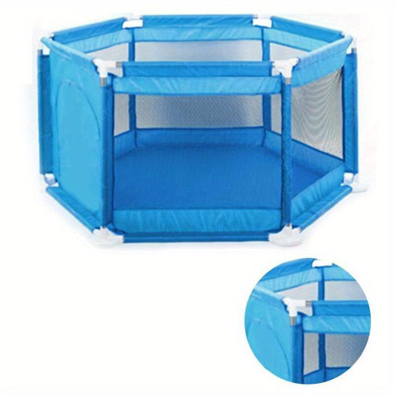 Dog Playpens & Exercise Pen with Foldable, 130cm, 65cm, Plastic - Blue, 6 Sides option