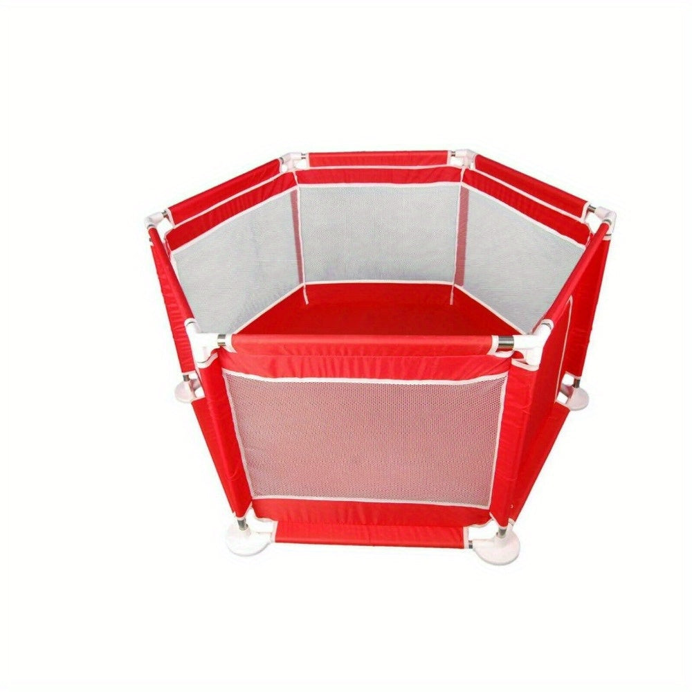 Dog Playpens & Exercise Pen with Foldable, 130cm, 65cm, Plastic - Red, 6 Sides option