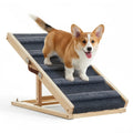 Dog Ramp for Bed Height Adjustable Folding with Foldable, Adjustable Height