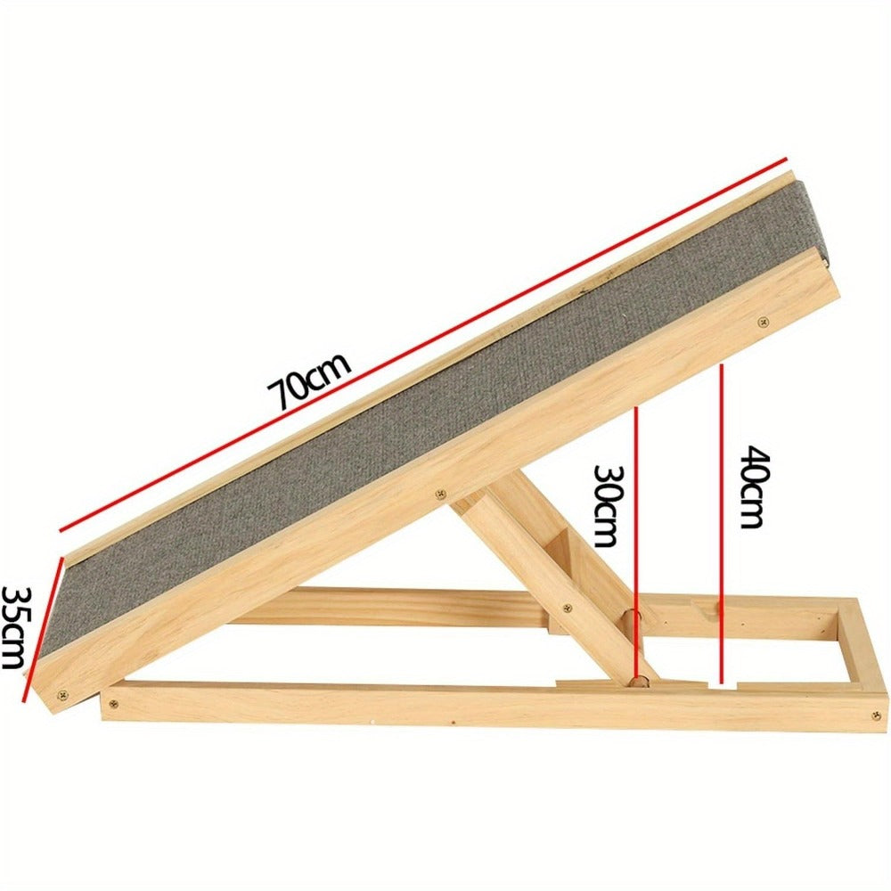 Dog Ramp with Foldable, Adjustable Height, Non-Slip, 150kg - product gallery image 2