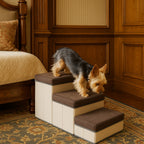 Dog Stair with Foldable, 3, Foldable Stairs Tier Storage Compartments - product gallery image 6