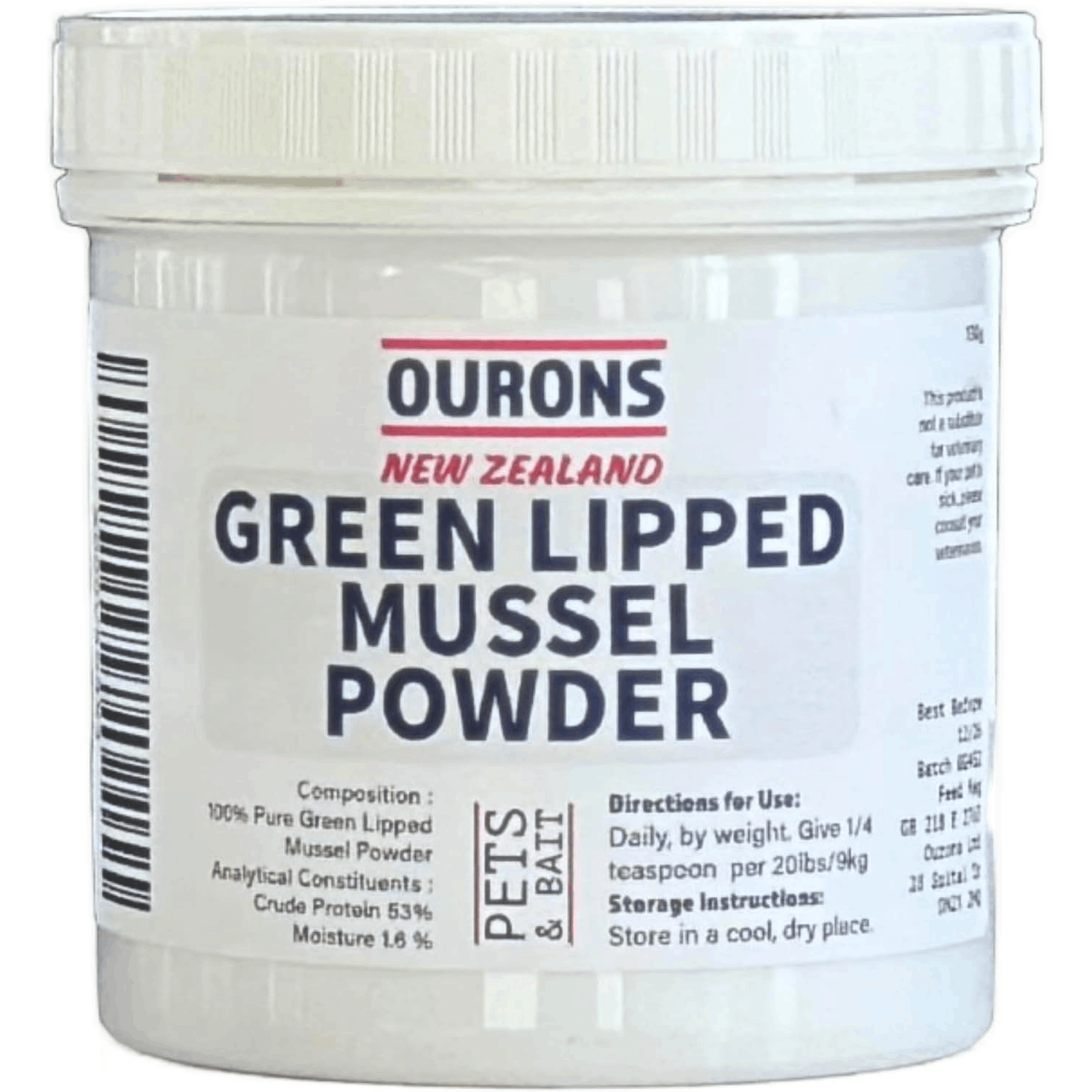 Dog Supplement with 130g, Fish, Green Lipped Mussel Powder Dogs Natural - product gallery image 4
