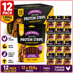 Dog Treat with 1.8kg, 150g, 12 Pack, 12pk, Chicken Treats Protein Strips 1.8kg High - 12pk option