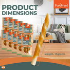 Dog Treat with 50 Pack, 50pk, Chicken Rawhide Twist Chews Low Fat - product gallery image 9