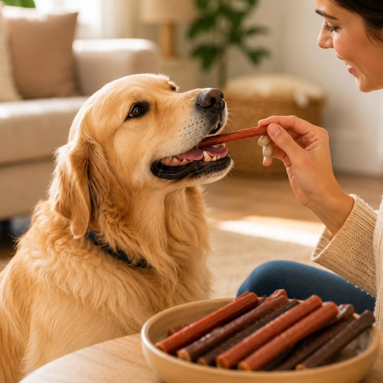 Dog Treat with Pack of 4, Meat Stick Variety Four Flavours - product gallery image 4