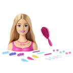 Dolls & Accessorie with 260 mm x 263 mm x 103 mm, Barbie Doll Styling Head Blonde Hair - product gallery image 5