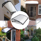 Door Canopies & Awning with Wall-Mounted, 120*80*23 cm - product gallery image 7