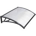 Door Canopies & Awning with Wall-Mounted, 120*80*23 cm