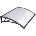 Door Canopies & Awning with Wall-Mounted, 120*80*23 cm