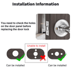Door Lock with Lock and Key with Stainless Steel, Silvery - product gallery image 7