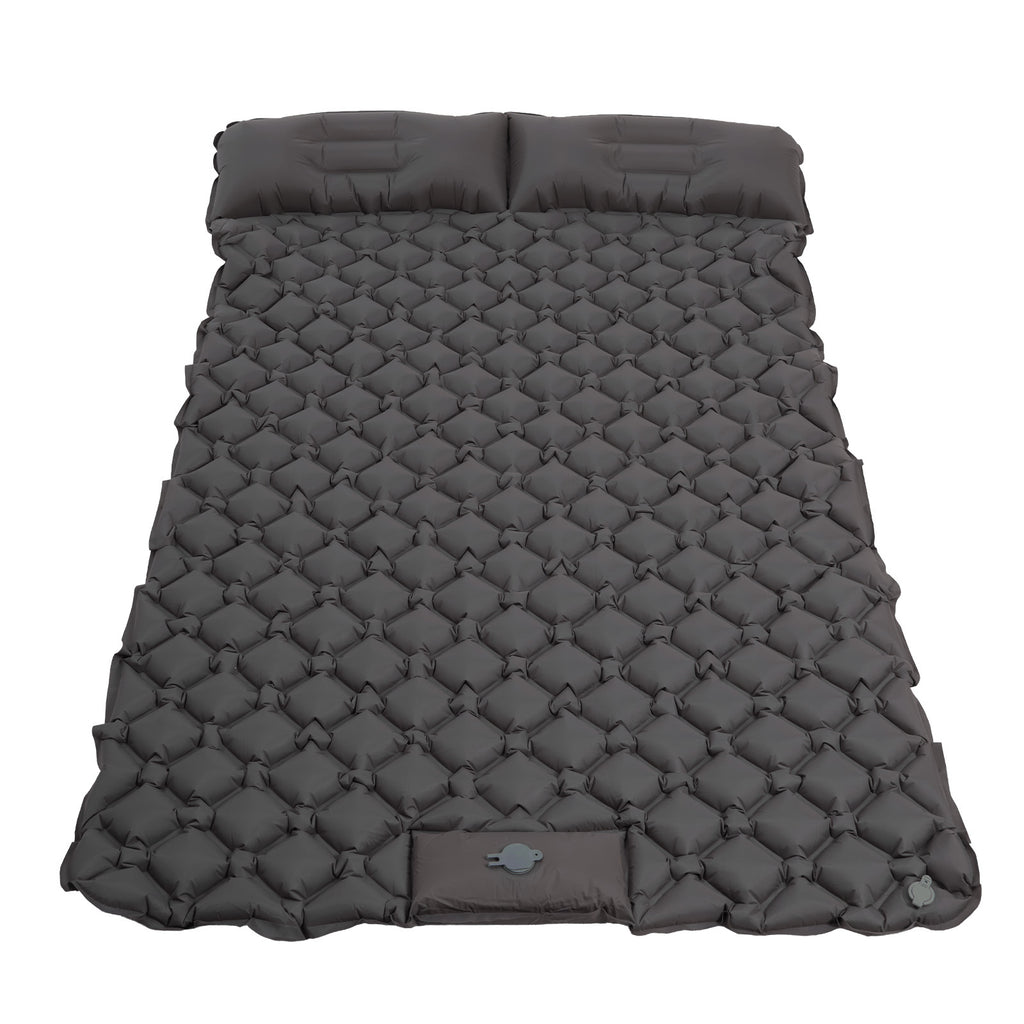 Double Camping Mat with Inflatable Built-In Foot Pump - product gallery image 11