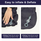 Double Camping Mat with Inflatable Built-In Foot Pump - product gallery image 18