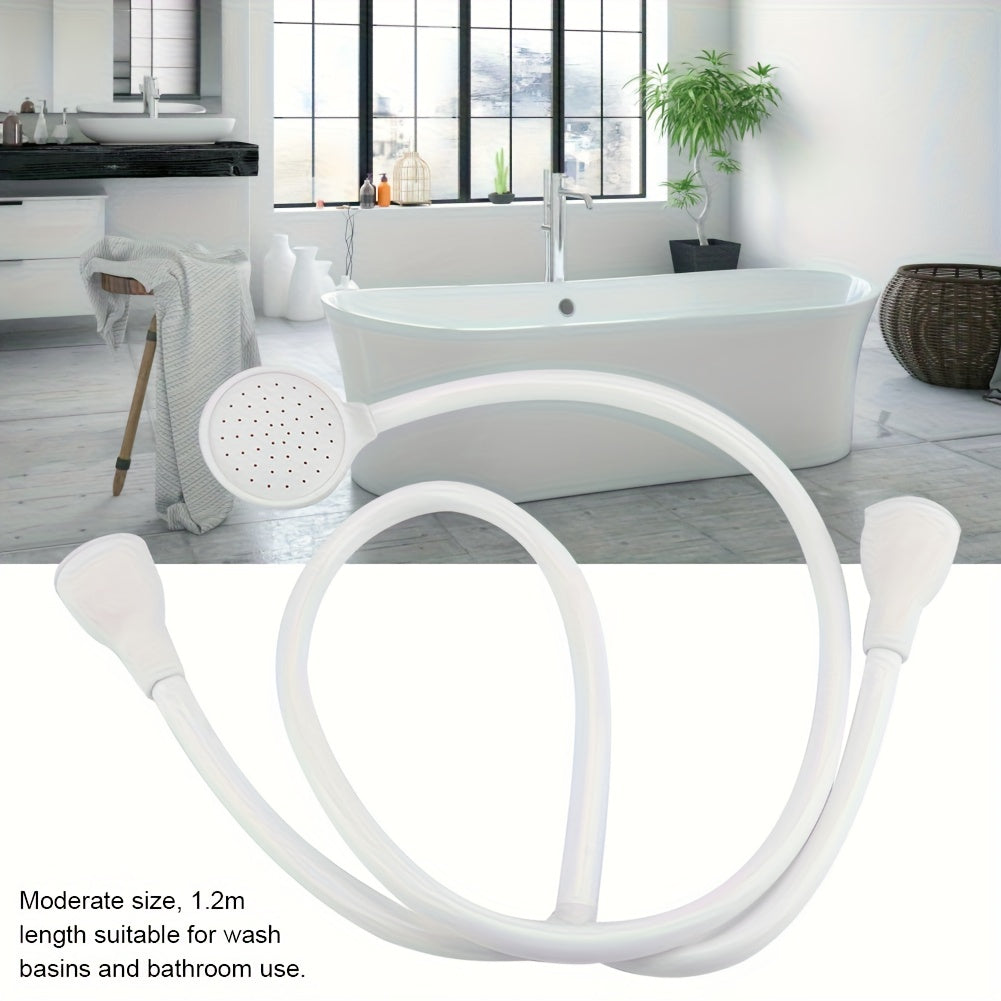 Double Tap Push On Bath Shower Head And with 120cm, 47.2in - product gallery image 5