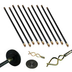 Drain Rods Set with Easy Assembly, 9.2M, Plastic, 12 Pcs - product gallery image 2