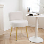 Dressing Table Stool with Easy Assembly, 60cm, Metal