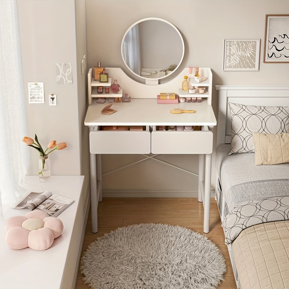 Dressing Table with Space-Saving, Wall-Mounted, Freestanding - product gallery image 2