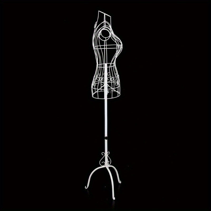Dressmaking Mannequin Female Mannequin Stand Adjust Height Tripod Dress Stand with Metal - product gallery image 3