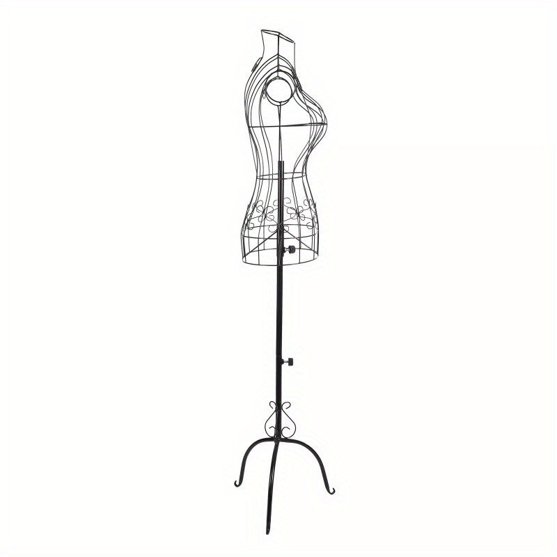 Dressmaking Mannequin Female Mannequin Stand Adjust Height Tripod Dress Stand with Metal - product gallery image 8