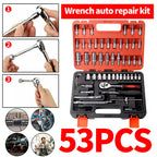 Drive Ratchet Socket Wrench Set with Carbon Steel, 53pcs/set