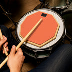 Drum Pad with Non-Slip, Wood, 6-Inch Double Sided Practice Stand Silent - product gallery image 4