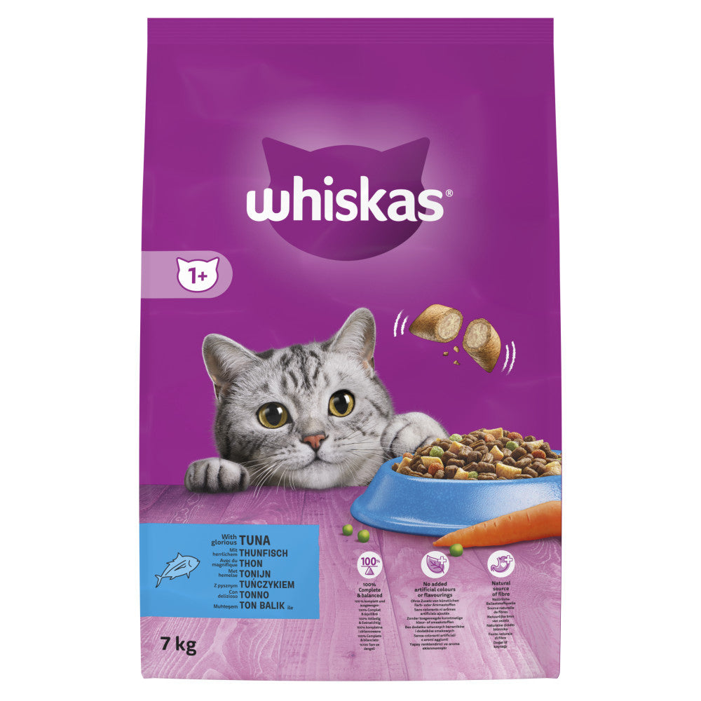 Dry Cat Food with 7kg, Chicken, Whiskas Adult Tuna Bulk Complete Nutrition - product gallery image 13