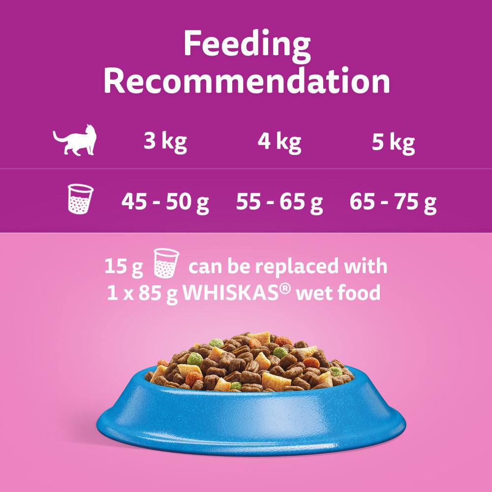 Dry Cat Food with 7kg, Chicken, Whiskas Adult Tuna Bulk Complete Nutrition - product gallery image 9