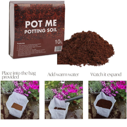 10L All/ Multi-Purpose Compost Soil – Compost Mix for Potting, Growing Garden, Outdoor, Indoor Seed Plants