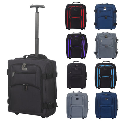 Ryanair Carry On Hand Luggage Suitcase Lightweight Travel Cabin Approved Trolley Bag with Wheels Suit Case Hand Luggage