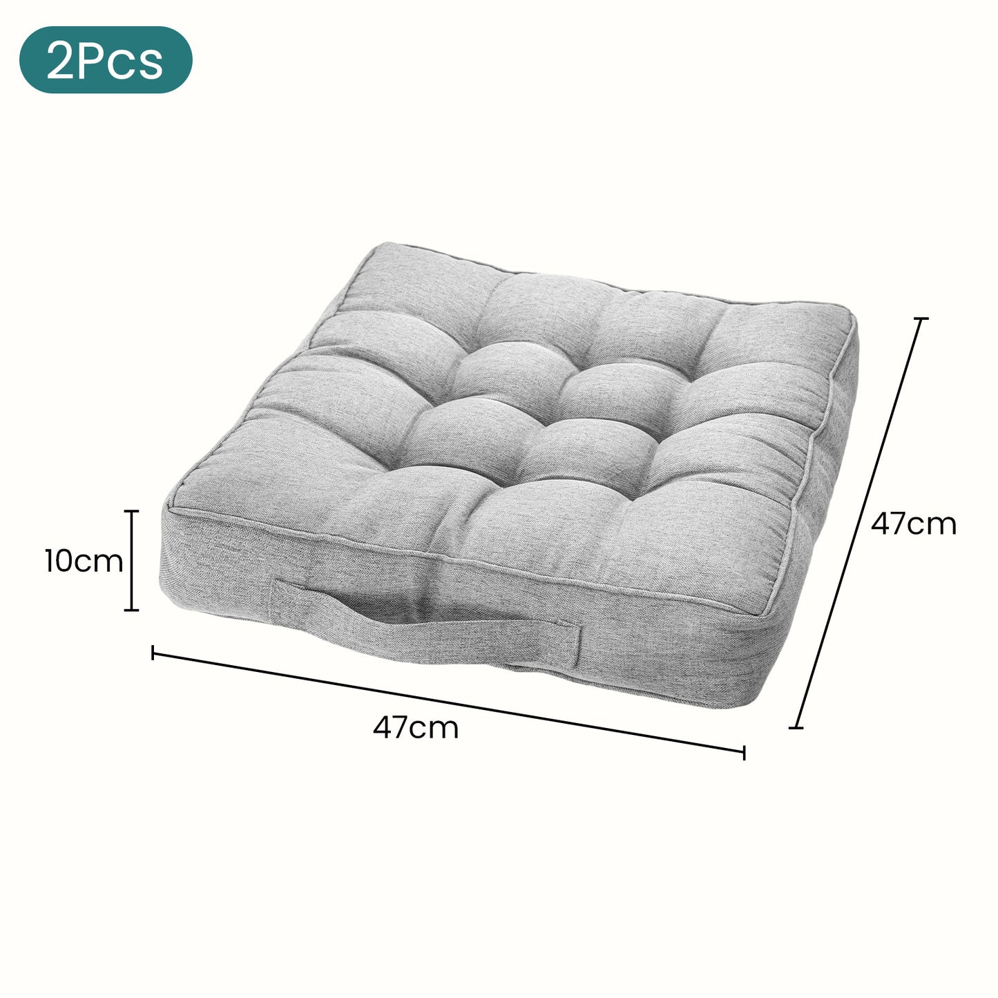 Chair Cushions Tufted Garden Kitchen Chair Cushion with Handle Strap Comfortable Chair Pads for Dining Room Kitchen