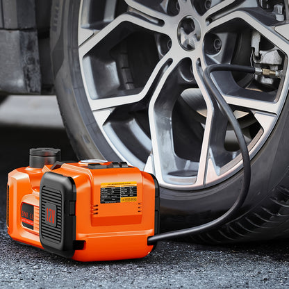 Car Jack Kit 5Ton Hydraulic Car Jack Lift (Lifting Range: 14.99-44.96 cm) for SUV MPV Sedan Truck Change Tires Garage Repair