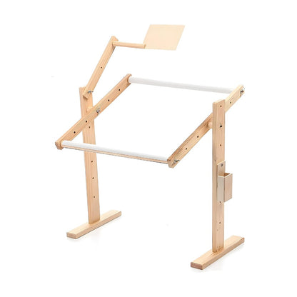 Adjustable Cross Stitch Frame Wooden Embroidery Frame 30 X 40 X 50 cm 360 Degree Swivel Height And Angle Adjustable Suitable For Needlework And Embroidery