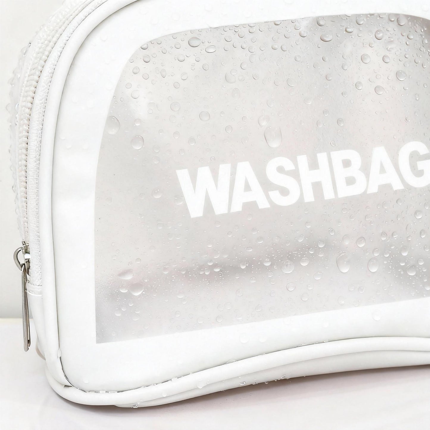 LIVHOME 4pcs Clear Toiletry Bags, Waterproof PVC Travel Makeup Bags, Transparent Wash Bags for Women and Girls, Multi-Sized Closet Organizer for Toiletries, Cosmetics, and Wardrobe Storage