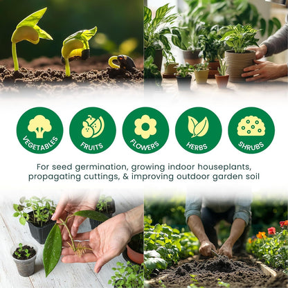 35L Seed Sowing Compost Soil – Nutrient Balanced Potting Mix for Seed Starting, Indoor & Outdoor Plants | Garden Planting Compost for Pots, Trays & Growing Containers