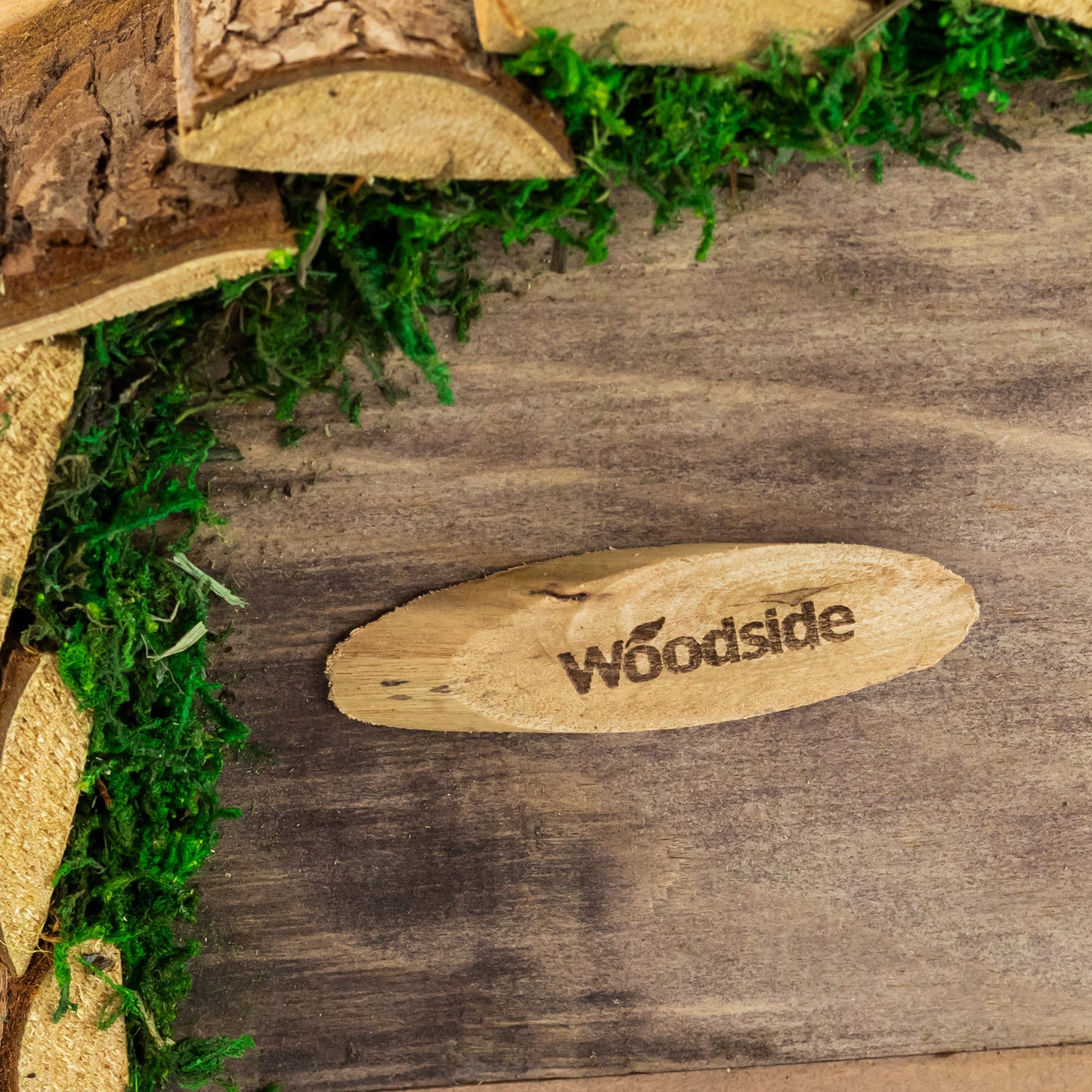 Woodside Hedgehog House with Bark Roof – Wildlife Shelter & Garden Habitat
