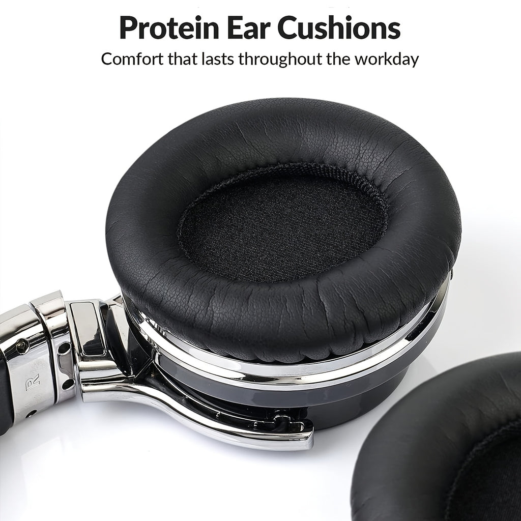 E7 Over-Ear ANC Wireless Headphones - Black