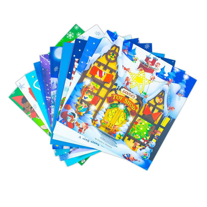 Santa'S Big Pack of Christmas Stories 10 Book Collection Set Christas Carol, Baby Bear, The Elf Next Door, Dino Claus, The Night Before Christmas