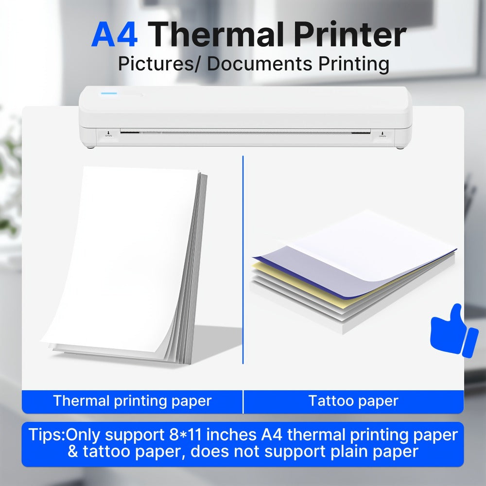D810B portable A4 thermal printer - product view 17