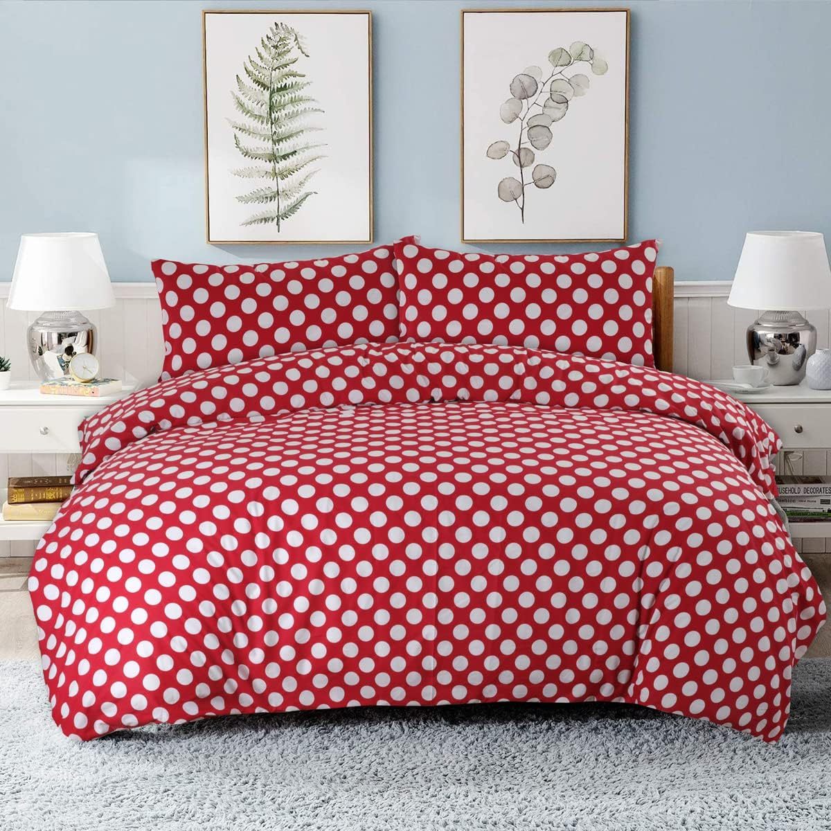 NIYS Bedding Duvet Cover Set in Single, Double and King Size with pillow cases