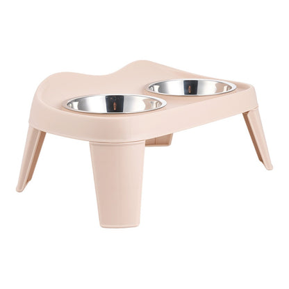Raised Dog Feeding Station with 2 Stainless Steel Bowls – Adjustable Height Elevated Dog Bowl Stand, Non-Slip Base, Ideal for Large Dogs & Joint Support