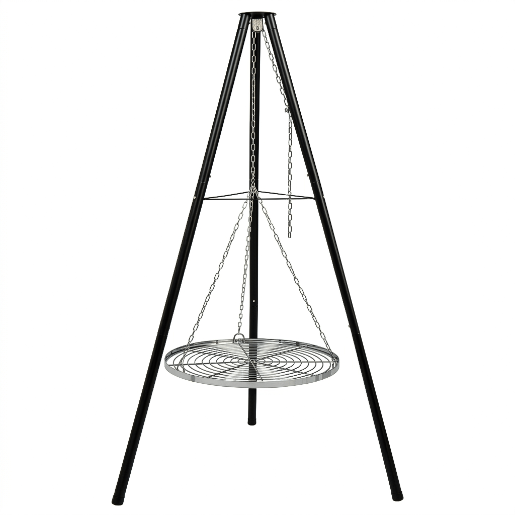 Tripod Outdoor Fire Pit BBQ Round Garden Patio Extra Large Barbecue Grill