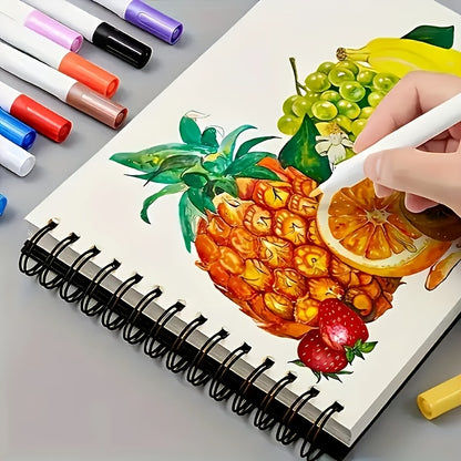 4pcs Acid Free Sketch Book Set - Artist Drawing Book Paper - 120 Sheets Spiral Bound Art Sketchbook, Art Supplies For Beginner, Craft Activities, For Drawing Coloring Sketching - A4/A6