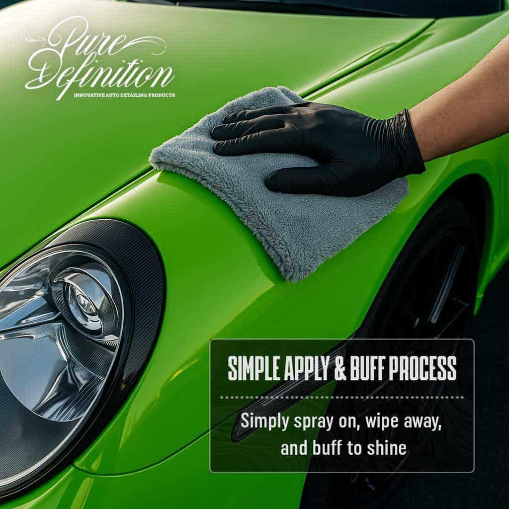Ceramic Gloss Detailer - Car Detailing Spray Sealant & Coating For Vehicle Paintwork - Si02 Ceramic Technology - Pure Definition, Water Repellent Finish, UV Protection, Versatile For Paintwork, Glass, Mirrors, And Trim