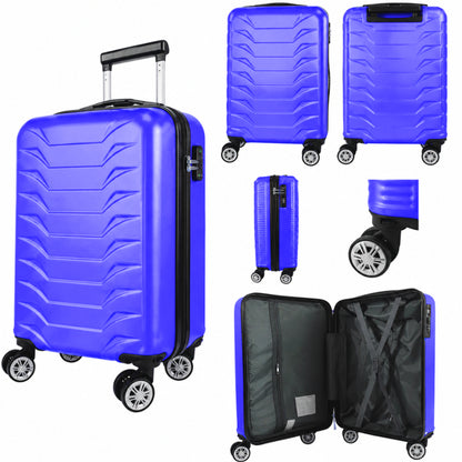 Direct Luggage Underseat Cabin Case 40 x 25 x 20 cm RyanAir Approved Size with Combination Lock and Detachable 360° Wheels T-HC-US-1627